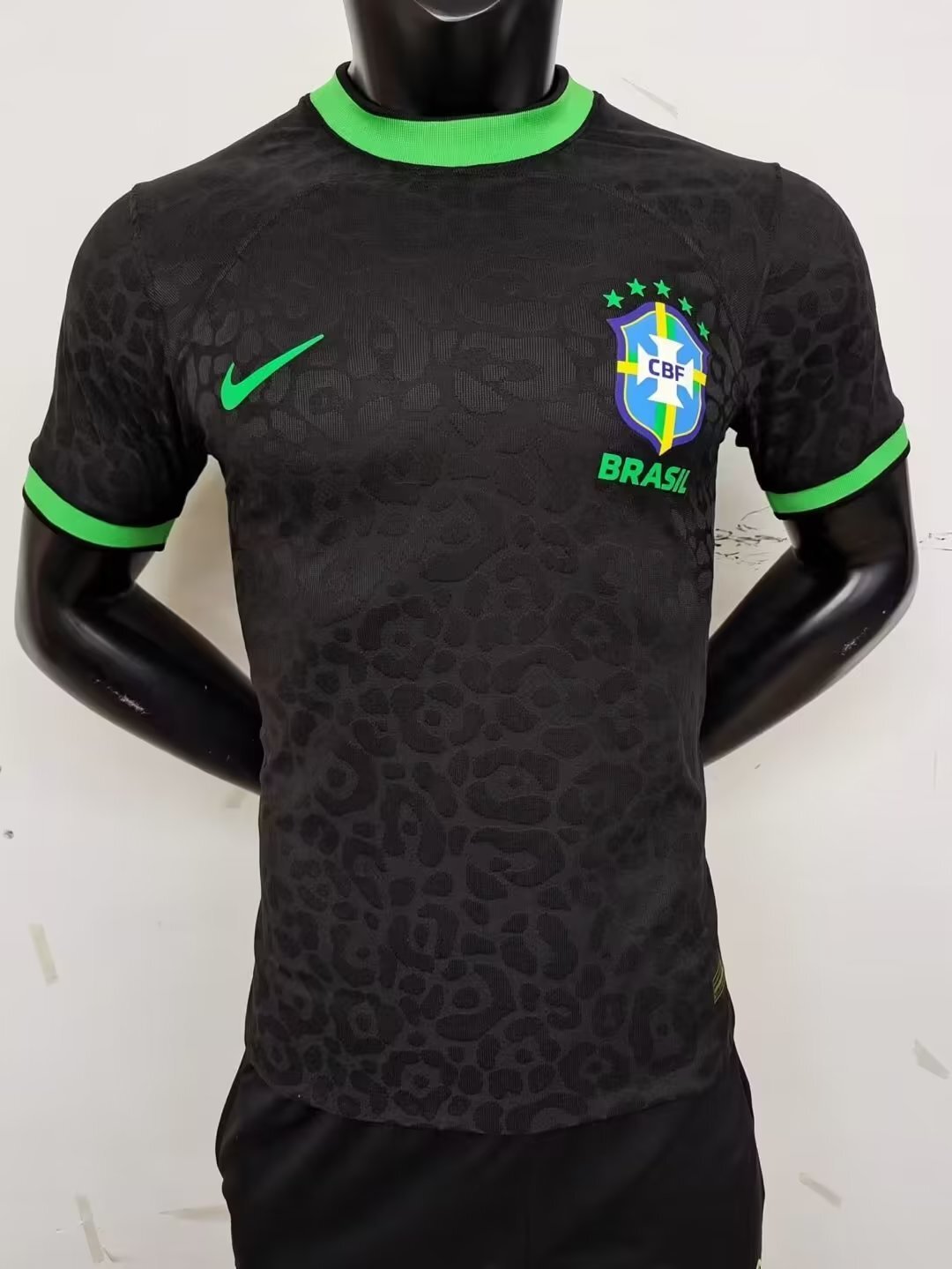Brazil “2022 World Cup” Home Jersey – Green Collar Edition