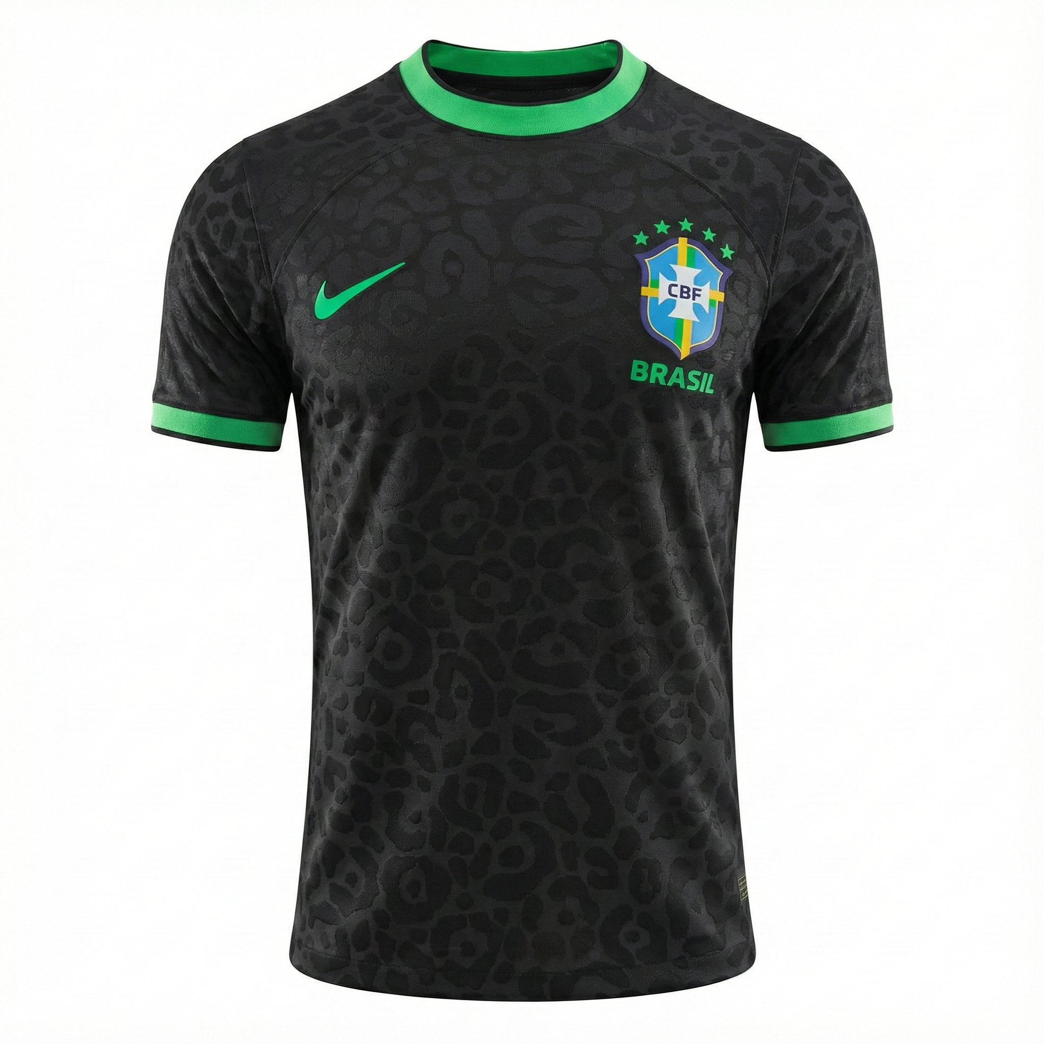 Brazil “2022 World Cup” Home Jersey – Green Collar Edition