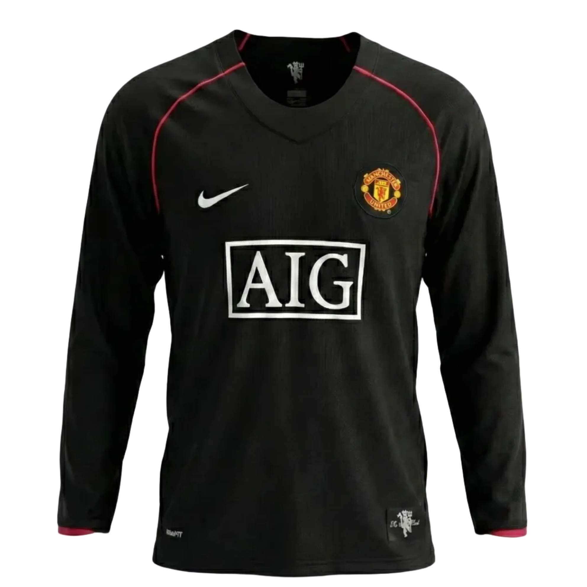 Manchester United Away Long Sleeve Retro Jersey 2007/08