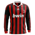 2009-2010 AC Milan Home Kit Long Sleeve