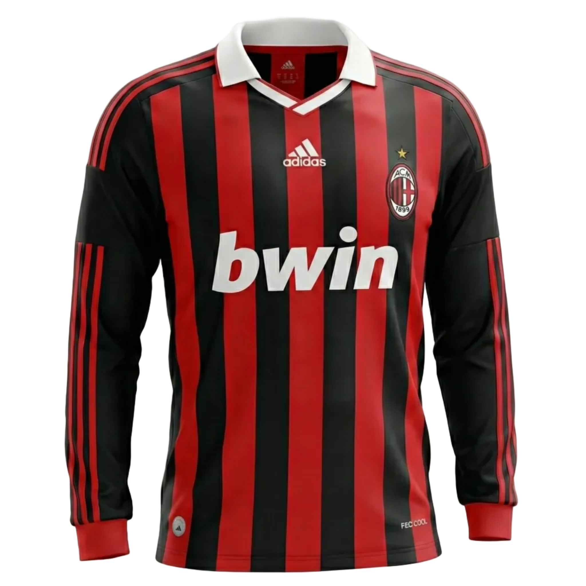 2009-2010 AC Milan Home Kit Long Sleeve