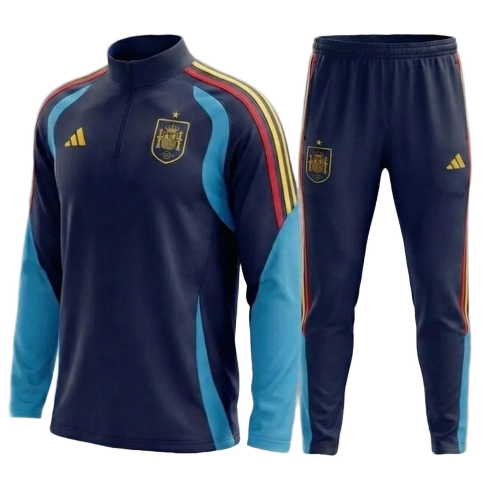2025–26 Spain National Team Navy & Blue Training Tracksuit Set