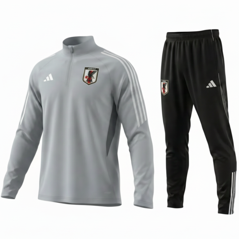 2025–26 Japan National Team Grey Training Tracksuit Set
