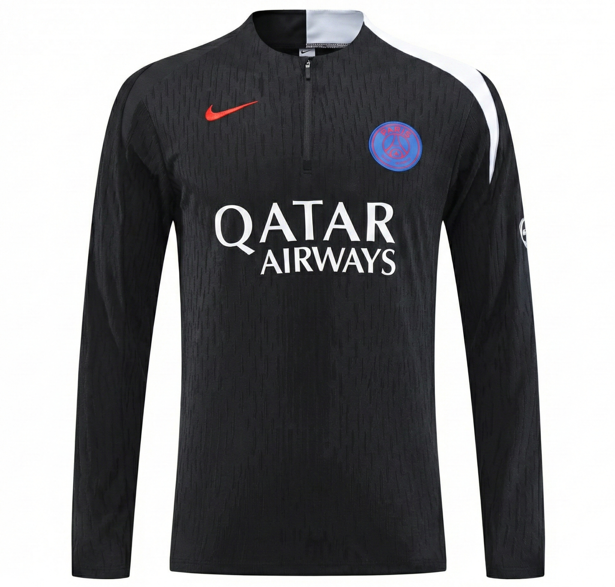 2025–26 Paris Saint-Germain Black Training Tracksuit Set