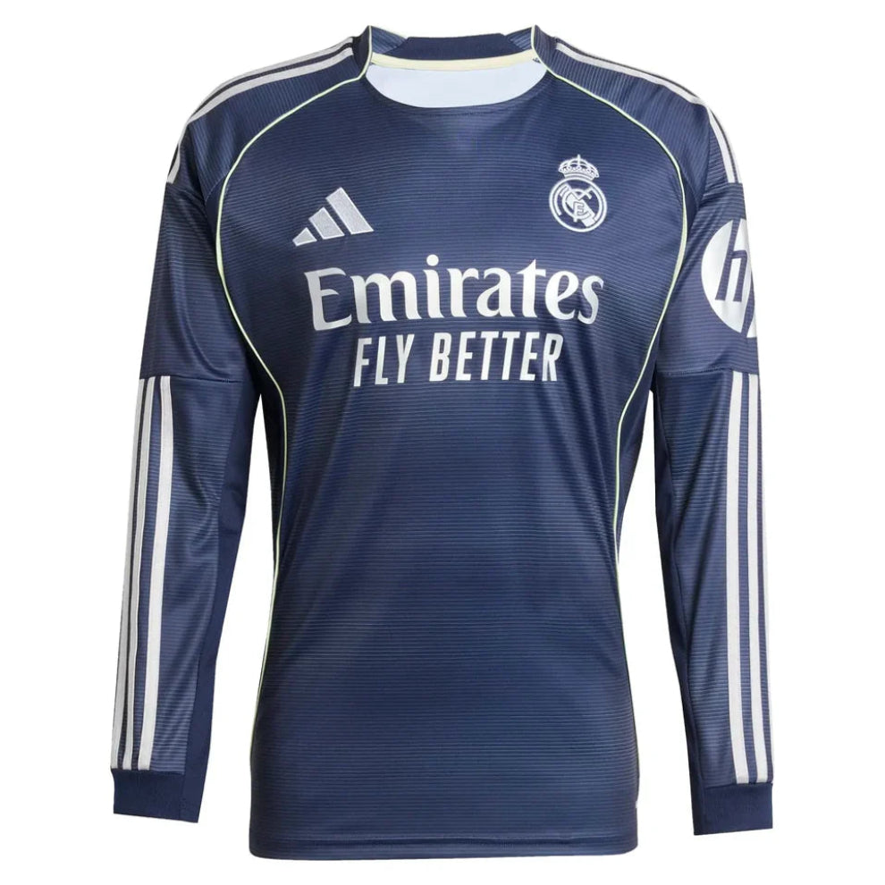 Real Madrid Long Sleeve Away Jersey 25/26