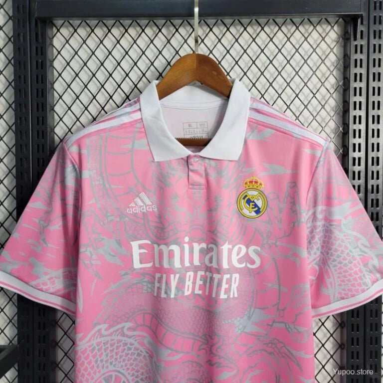 Real Madrid Pink Dragon Jersey