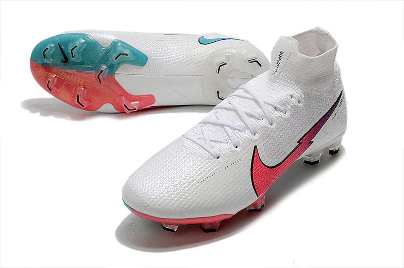 Mercurial Superfly 7 Elite FG White Crimson