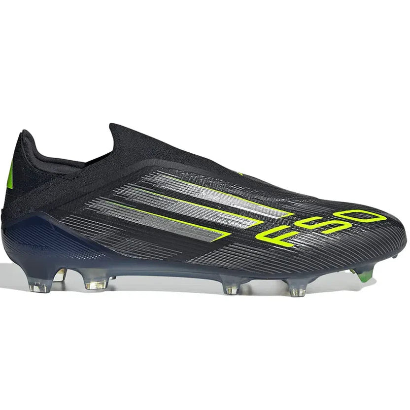 F50 Elite Laceless FG Black Green