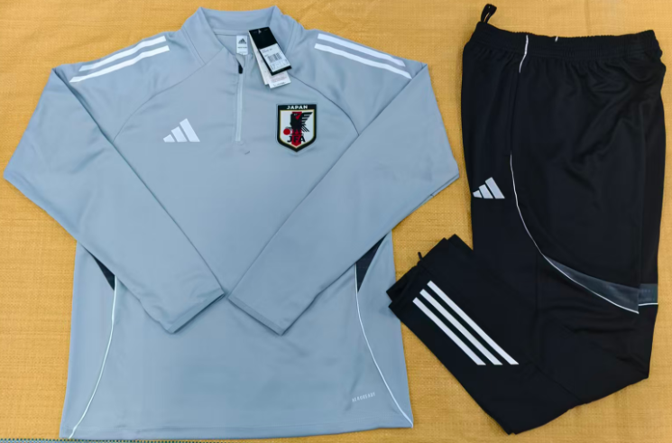 2025–26 Japan National Team Grey Training Tracksuit Set