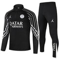 2025–26 Paris Saint-Germain x Jordan Black Training Tracksuit Set
