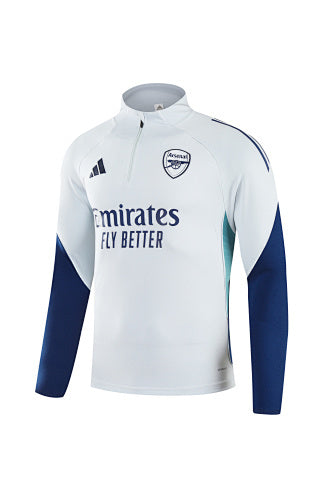 2025–26 Arsenal FC White & Navy Training Tracksuit Set