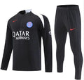 2025–26 Paris Saint-Germain Black Training Tracksuit Set