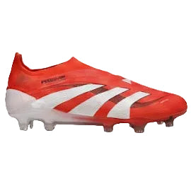 Predator Elite Laceless FG Red/White
