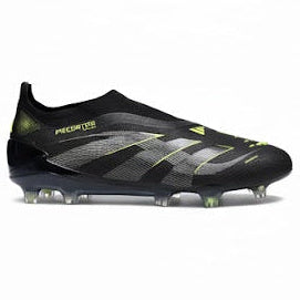 Predator Elite Laceless FG Black/Green